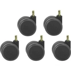 Hartbodenrollen Dauphin Für Bürostühle Durchmesser: 11mm, 5 Stück