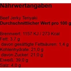 Jack-Links Fleischsnack Beef Jerky Teriyaki, 25g -Böttcher Ag a64f92cfdd0d3a30d03b00b65b59f63a9f7d6974 fleischsnack jack links beef jerky teriyaki