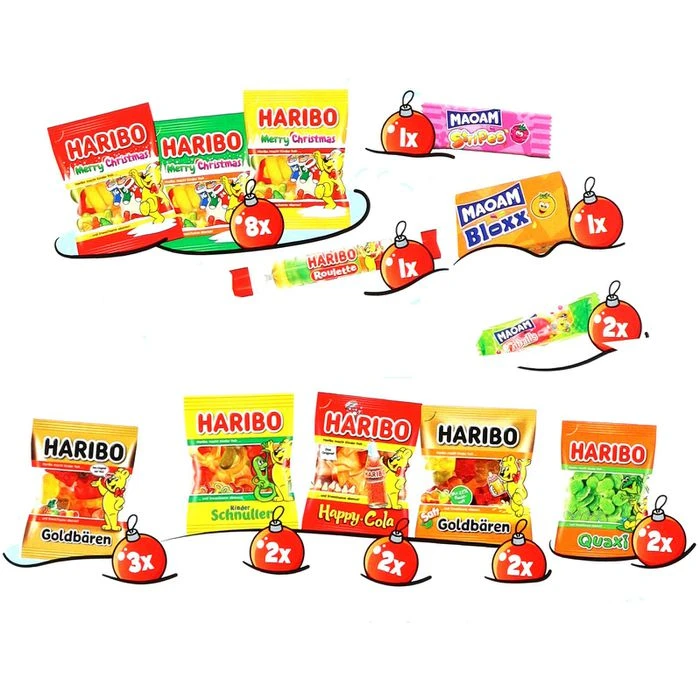 Adventskalender Haribo Befüllt Mit Haribo Fruchtgummis 2 Adventskalender Haribo Befüllt Mit Haribo Fruchtgummis – Bild 2