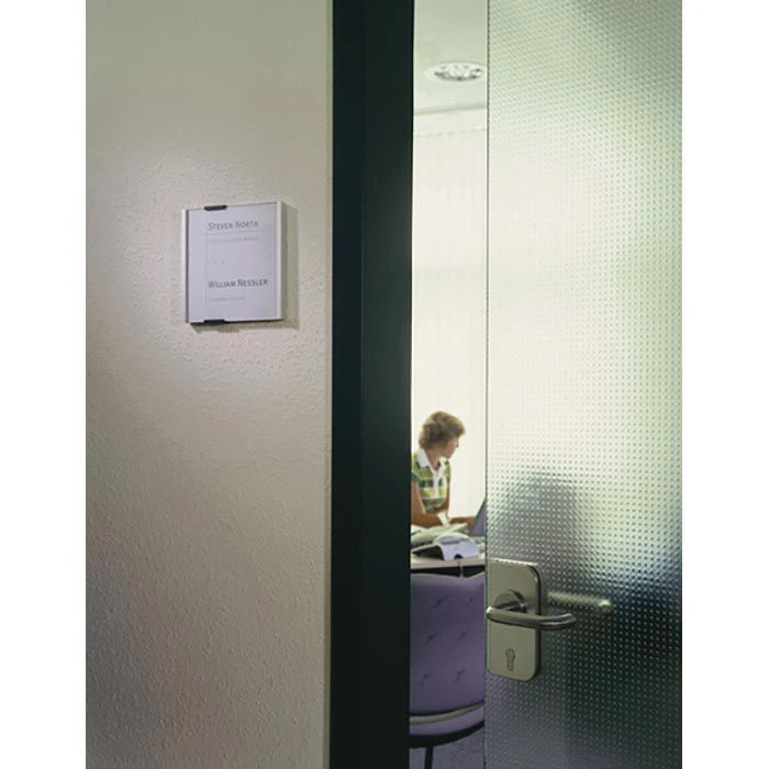 Durable Türschild 4801-23, Info Sign A6, Silber, Aus Aluminium, 14,9 X 10,55cm 4 Durable Türschild 4801-23, Info Sign A6, Silber, Aus Aluminium, 14,9 X 10,55cm – Bild 4