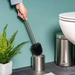 Bremermann WC-Bürste WC-Garnitur, Silber, Bürstenhalter Aus Edelstahl, Inkl. 3 Ersatzköpfe -Böttcher Ag ad4d8f5740f34423702700da5707e48995478546 wc buerste bremermann wc garnitur silber