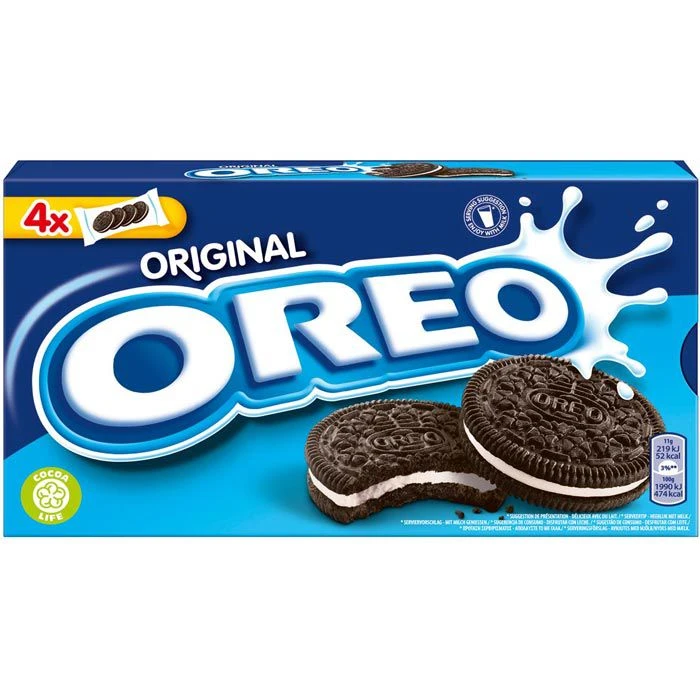Oreo Kekse Original, Mit Crème-Füllung, 176g 1 Oreo Kekse Original, Mit Crème-Füllung, 176g