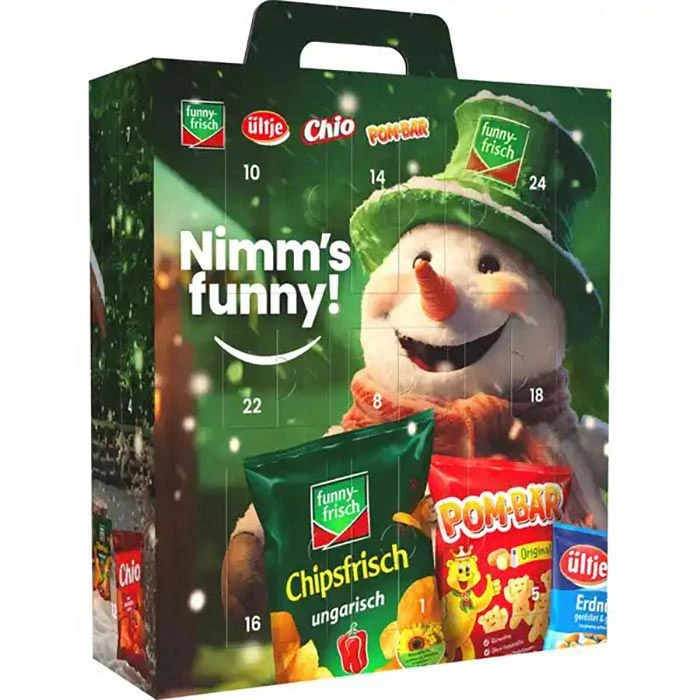 Adventskalender Intersnack Gefüllt Mit 24 Chips Und Snacks 1 Adventskalender Intersnack Gefüllt Mit 24 Chips Und Snacks