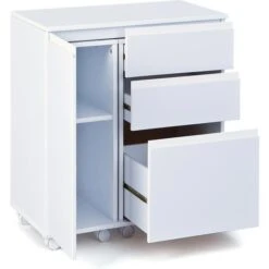 Inter-Link Schreibtisch Laptop Office, 20900400, Mit Flügeltür Und Schubfach, 66-121 X 36,5cm Weiß -Böttcher Ag b197c517c08f8df7529ccb7924d72dcdafda3559 schreibtisch inter link laptop office 20900400