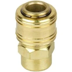 BrüderMannesmann Druckluftkupplung M 1553, Schnellkupplung, Innengewinde 1/4 Zoll