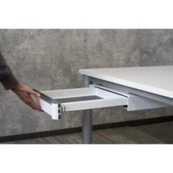 Hammerbacher Unterbauschublade UCBS/W, Weiß, Abschließbar, Breite 43 Cm, Für Schreibtische -Böttcher Ag b8dd305a6c950b59588ba4d0f2521197b283f1bc unterbauschublade hammerbacher ucbsw weiss