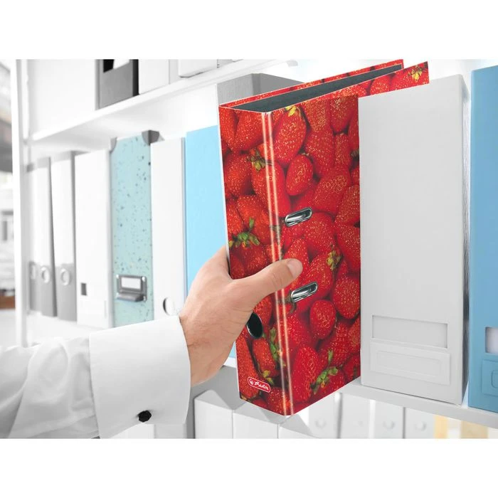 Herlitz MaX.file Fruits 10485126 Motivordner Erdbeeren, A4, Breit, 8cm 3 Herlitz MaX.file Fruits 10485126 Motivordner Erdbeeren, A4, Breit, 8cm – Bild 3