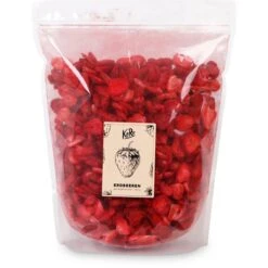KoRo Trockenfrüchte Erdbeerscheiben, Gefriergetrocknet, 350g