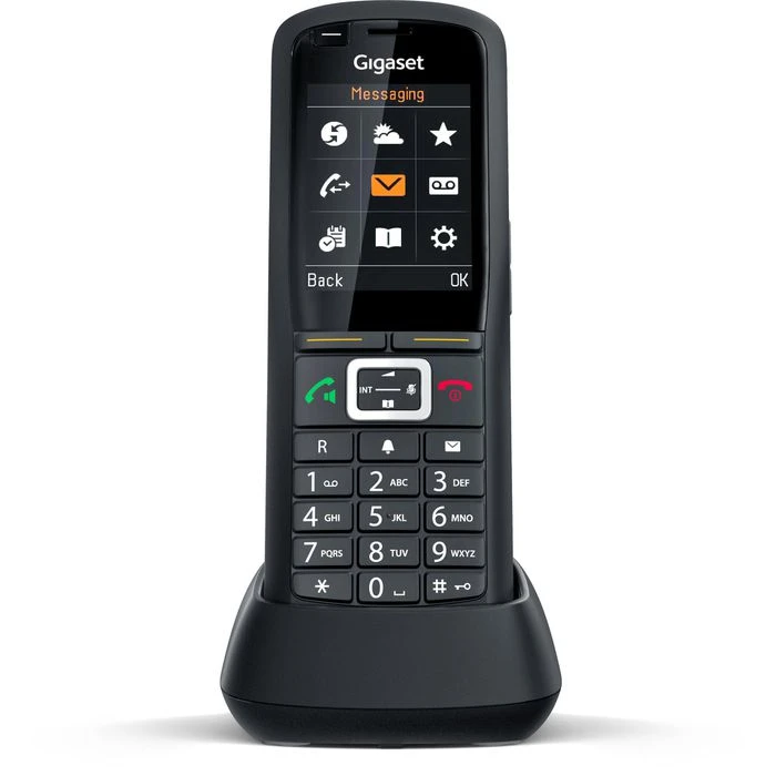 Gigaset-Pro Mobilteil R700H PRO, Schnurlos, Schwarz, Ausstellungsstück, B-Ware 2 Gigaset-Pro Mobilteil R700H PRO, Schnurlos, Schwarz, Ausstellungsstück, B-Ware – Bild 2