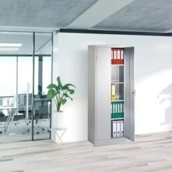 CP-Möbel Aktenschrank Serie 1000, Aus Metall, Abschließbar, 70 X 195 X 40cm, Lichtgrau -Böttcher Ag c530e544991091b0c995816ae0c8f1671777dae9 aktenschrank cp moebel serie 1000 aus metall