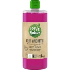 Love-Nature Waschmittel Cherry Blossom, Flüssig, Bunt-Waschmittel, ökologisch, 960 Ml, 20 WL