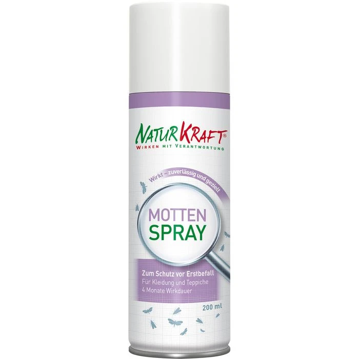 Naturkraft Insektenspray Mottenspray, Gegen Kleidermotten Und Teppichkäfer, 200ml 1 Naturkraft Insektenspray Mottenspray, Gegen Kleidermotten Und Teppichkäfer, 200ml