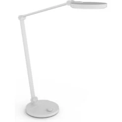 FeinTech Schreibtischlampe LTL00120 LED, Dimmbar, Standfuß, Weiß -Böttcher Ag d674c9cbf486b67d0be83843500a747920fc295c schreibtischlampe feintech ltl00120 led