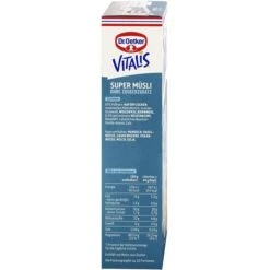 Dr. Oetker Dr.Oetker Müsli Vitalis SuperMüsli Knusper Pur, Ohne Zuckerzusatz, 420g -Böttcher Ag d9f036a1f98ef689bd616c6bde8a54ae39c3b7ac muesli dr.oetker vitalis supermuesli knusper pur