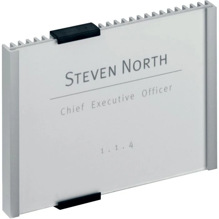 Durable Türschild 4801-23, Info Sign A6, Silber, Aus Aluminium, 14,9 X 10,55cm 1 Durable Türschild 4801-23, Info Sign A6, Silber, Aus Aluminium, 14,9 X 10,55cm