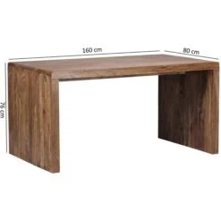 Wohnling Schreibtisch Boha WL1.383, Sheesham, Maße: 160 X 80cm, Aus Massivholz -Böttcher Ag e2557fce5cd8a25772ecff12d2a3731f4f92d974 schreibtisch wohnling boha wl1.383 sheesham