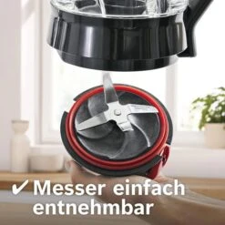 Bosch Standmixer VitaPower Serie 4, MMB6177S, Glasbehälter, 1200 Watt, Silber, 1,5 Liter -Böttcher Ag e545a8b7449f418153d3038aeb6de246f6d2f80a standmixer bosch vitapower serie 4 mmb6177s