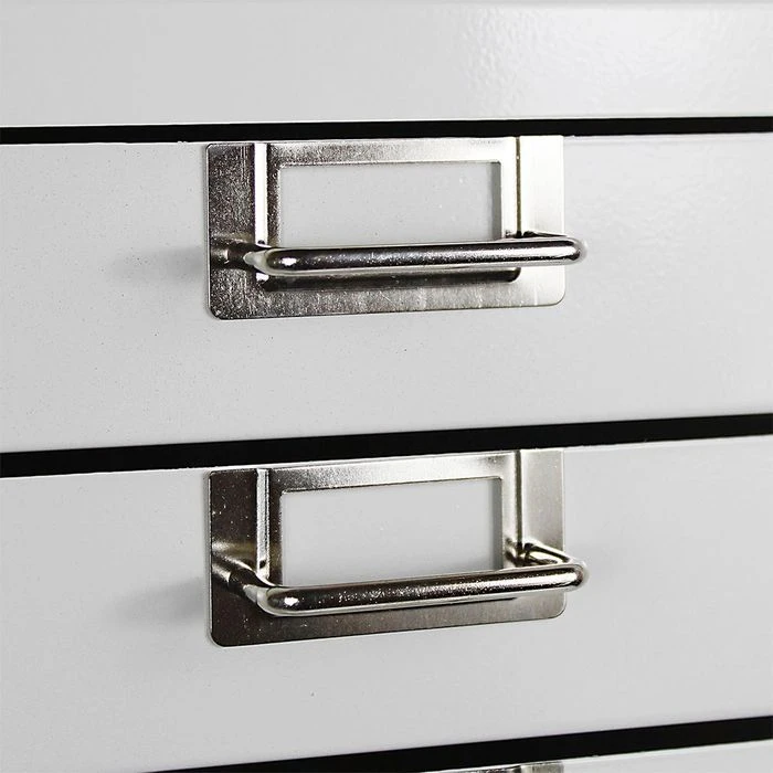 ADB Schubladenschrank 40307, Lichtgrau, Aus Metall, A4, 5 Schübe 4 ADB Schubladenschrank 40307, Lichtgrau, Aus Metall, A4, 5 Schübe – Bild 4