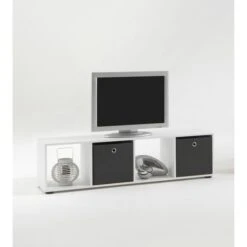 FMD-Möbel Bücherregal Mega 4, 248-004, Weiß, Aus Holz, 36,5 X 138,5 X 33cm, 4 Fächer -Böttcher Ag e78f4dfb27038cfa4ae72d1a74b378f8d5481ee4 buecherregal fmd moebel mega 4 248 004 weiss