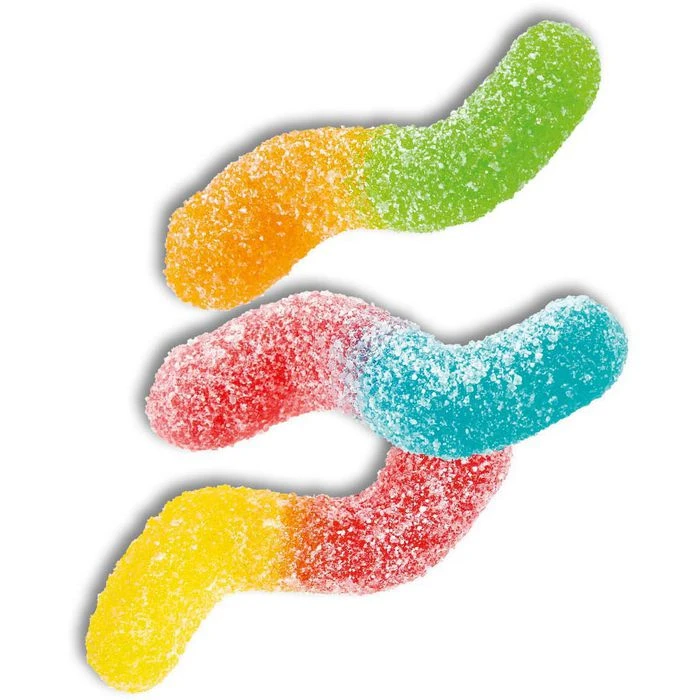 Trolli Fruchtgummis Saure Glühwürmchen, 1050g, In Dose 2 Trolli Fruchtgummis Saure Glühwürmchen, 1050g, In Dose – Bild 2
