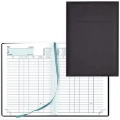 Güss-Verlag Buchkalender 53200, Reservierungsbuch, 1 Tag Auf 1 Seite, Schwarz, A4