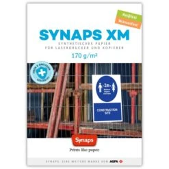 Synaps XM 170, A4, 150my, 170g/qm, 250 Blatt, Weiß, Wasserfestes Papier, Synthetisch