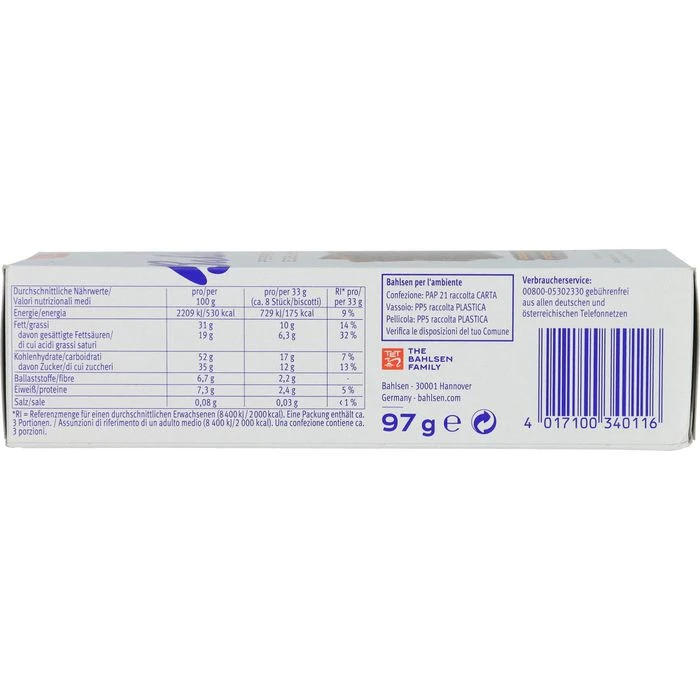 Bahlsen Waffeln Perpetum Edelherb, 97g 6 Bahlsen Waffeln Perpetum Edelherb, 97g – Bild 6