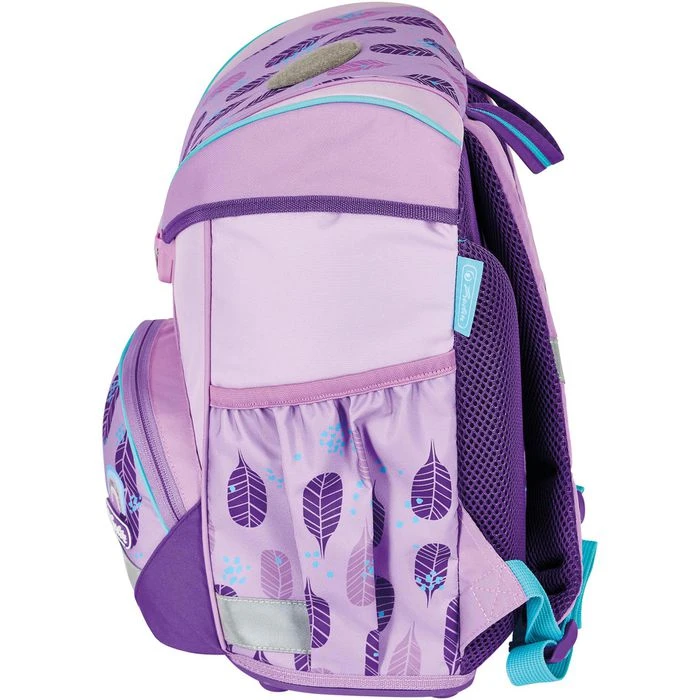 Herlitz Schulranzen UltraLight Plus Rainbow Feathers, 50037698, Für Mädchen, Lila / Türkis, 4-tlg. Set 6 Herlitz Schulranzen UltraLight Plus Rainbow Feathers, 50037698, Für Mädchen, Lila / Türkis, 4-tlg. Set – Bild 6