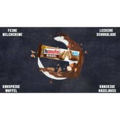 Hanuta Schokoriegel Riegel Milch & Nuss, 483g, Je 34,5g, 14 Riegel -Böttcher Ag fc995d1bf09504228c876af0fb5c4caab416f42c schokoriegel hanuta riegel milch und nuss